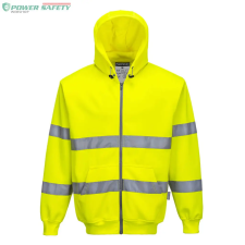 Portwest Hi-Vis zippzáros pulóver - Sárga láthatósági ruházat