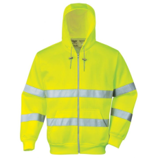 Portwest Hi-Vis zipzáros pulóver (sárga*, M)