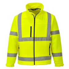 Portwest HiVis Classic Softshell kabát (3L) - S424 XL sárga láthatósági ruházat