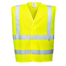 Portwest HiVis égésgátló védőmellény, FR75, PORTWEST L Sárga