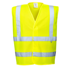 Portwest HiVis égésgátló védőmellény, FR75, PORTWEST S sárga