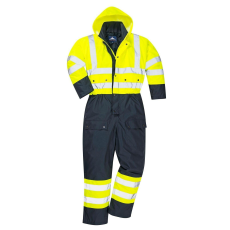 Portwest HiVis kontraszt védőoverall - párnázott PORTWEST-S485 M kék és sárga