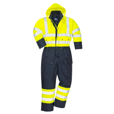 Portwest HiVis kontraszt védőoverall - párnázott PORTWEST-S485 XXXL kék és sárga