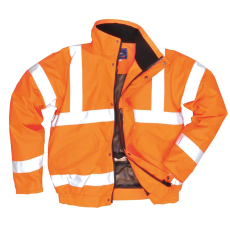 Portwest jól láthatósági lélegző dzseki (Class 3) (narancs*, 3XL)