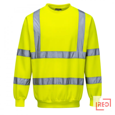Portwest Jól láthatósági pulóver sárga 4XL láthatósági ruházat