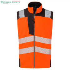 Portwest Jól láthatósági Softshell dzseki (3L) - Narancs/Fekete láthatósági ruházat
