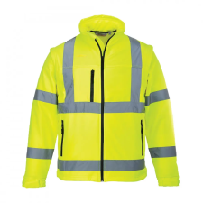 Portwest Jól láthatósági Softshell dzseki (3L) S428 Sárga M méret láthatósági ruházat
