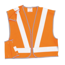 Portwest Jól láthatósági zippzáras mellény vasúti dolgozók részére láthatósági ruházat