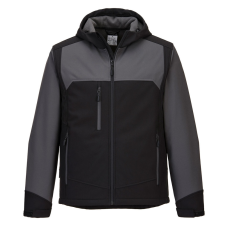 Portwest Kapucnis Softshell kabát Portwest KX362 fekete - szürke