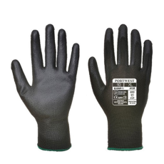 Portwest Kesztyű munkavédelmi (szerelő) PORTWEST 10-es XL fekete tenyéren mártott
