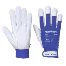 Portwest Kesztyű Premium sertésbőr Work 8-as M Kék védőkesztyű
