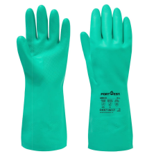 Portwest Kesztyű vegyszerálló Nitrosafe, zöld, 9/L - Portwest védőkesztyű