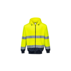 Portwest Két tónusú zippzáras kapucnis pulóver