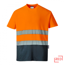 Portwest Kéttónusú Cotton Comfort póló