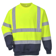 Portwest Kéttónusú jól láthatósági pulóver láthatósági ruházat