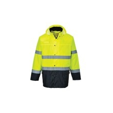 Portwest Kéttónusú Lite Traffic dzseki S166 Sárga/Navy XXXL méret láthatósági ruházat