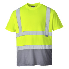 Portwest Kéttónusú póló Yellow/Grey XL