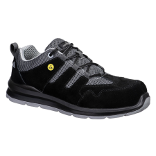 Portwest Kompozit Trainer S1 ESD SR FO Black/Grey 42 munkavédelmi cipő