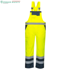 Portwest Kontraszt kantáros nadrág - Sárga/Navy