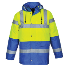 Portwest Kontraszt Traffic kabát (sárga/royal kék, 3XL)