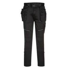 Portwest KX343 Portwest Holster lengőzsebes beépített derékszíjal munkavédelmi nadrág Fekete