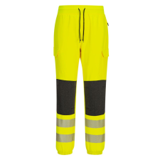 Portwest KX346 PW3 Hi-Vis flexi nadrág sárga-fekete láthatósági ruházat