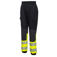 Portwest KX3 Hi-Vis Flexi nadrág (fekete/sárga, S) női nadrág