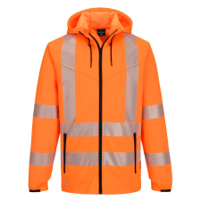 Portwest KX3 Sport Hi-Vis cipzáras kapucnis pulóver narancs 6XL láthatósági ruházat