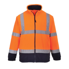Portwest Láthatósági kontraszt polár pulóver (narancs/tengerészkék, 5XL)