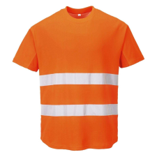 Portwest Mesh fényvisszaverő biztonsági póló-C394 XXL narancs láthatósági ruházat