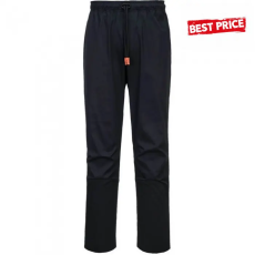 Portwest MeshAir Pro, fekete húzózáras szakács nadrág