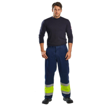 Portwest MODAFLAME Hi-Vis derékvédő nadrág-MV26 L sárga láthatósági ruházat