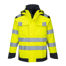 Portwest Modaflame Rain Multi Norm Arc kabát Yellow/Navy M munkaruha