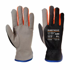 Portwest Munkakesztyű téli Wintershield fekete/narancs 10/XL védőkesztyű