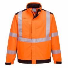 Portwest MV72 lángálló és antisztatikus Softshell kabát narancs