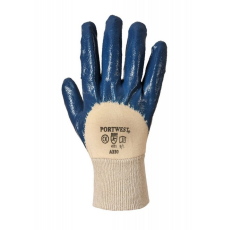 Portwest Nitril csuklószorítós kesztyű (kék*, XL)