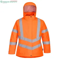 Portwest Női jól láthatósági téli kabát - Narancs