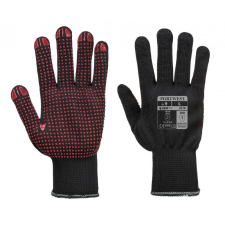 Portwest Nylon kesztyű PVC pontozott védőkesztyű