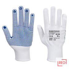 Portwest Nylon PVC pontozott kesztyű védőkesztyű