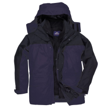 Portwest Orkney 3 az 1-ben lélegző kabát (tengerészkék, 4XL) munkaruha
