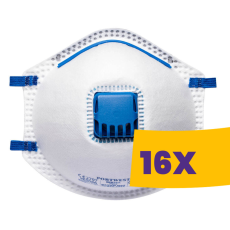 Portwest P201 FFP2 szelepes pormaszk 10db (Karton - 16 csomag)