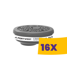 Portwest P941 P3 részecskeszűrő, bajonett csatlakozás 6db (Karton - 16 csomag) védőmaszk