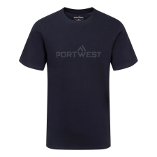 Portwest pamut póló S/S tengerészkék XL munkaruha