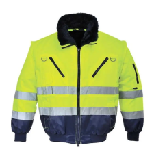 Portwest PJ50 Hi-Vis 3-in-1 Pilota kabát láthatósági ruházat