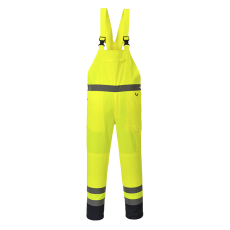 Portwest PJ52-s Portwest, Hi-Vis Contrast mellesnadrág, Munkásnadrág, Jólláthatósági