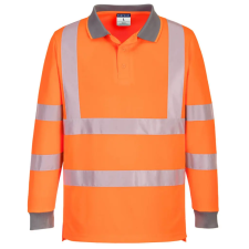 Portwest Póló Eco Hi-Vis L/S (6-os csomag) narancs L láthatósági ruházat