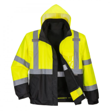 Portwest Portwest Hi-Vis prémium 3 az 1-ben bomber kabát