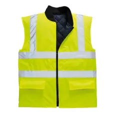 Portwest Portwest Jól láthatósági kifordítható bélelt mellény