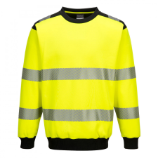 Portwest Portwest PW3 Hi-Vis Crew Neck pulóver láthatósági ruházat