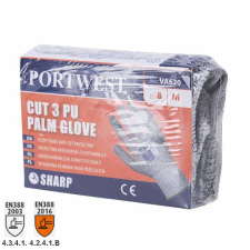 Portwest PU tenyérmártott vágásbiztos kesztyű, automatákhoz védőkesztyű